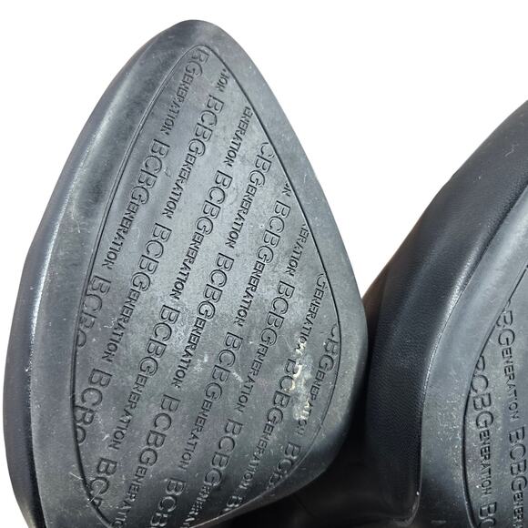 BCBGENERATION BLACK LEATHER PUMPS SIZE 10 - Like New - Picture 9 of 10